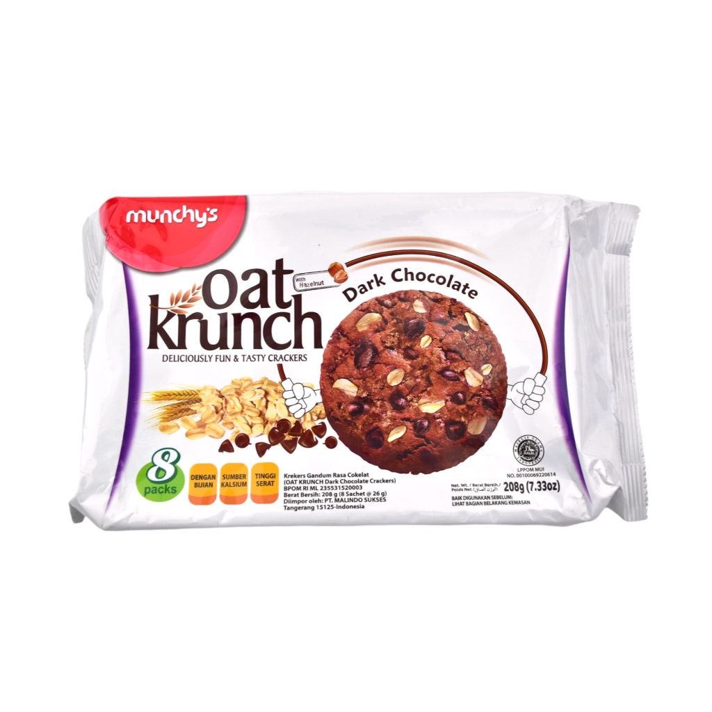 Munchy's Oat Krunch Whole Wheat Biscuit 208 Gr (8 packs) | Shopee Malaysia