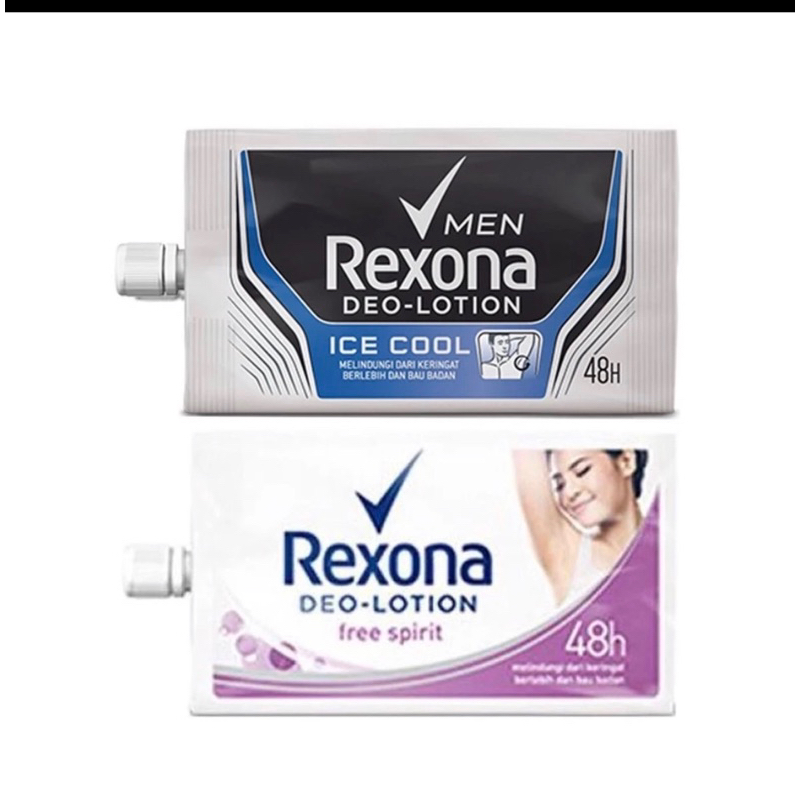 REXONA SACHET / REXONA DEO LOTION SACHET FREE SPIRIT MEN ICE COOL 9ML
