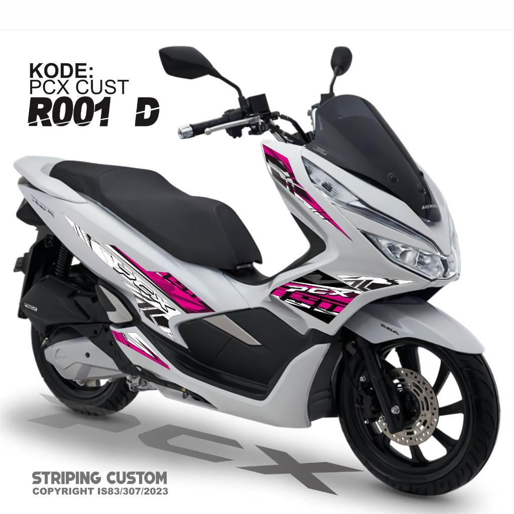 Honda PCX 150 Motorcycle Striping Variation Honda PCX 150 Code R001 ...