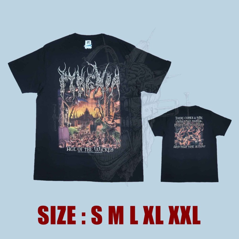 Pyrexia age of the wicked - T-Shirt TS ORIGINAL | Shopee Malaysia