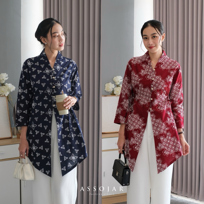 SUKMA Batik Kebaya Top Modern Kebaya Shopee Malaysia