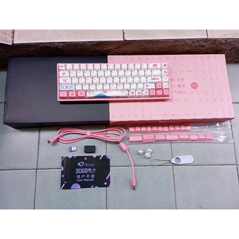 Akko 3068B Wireless Keyboard Not Ajazz Zifriend Maxfit Leobog VGN VXE ...