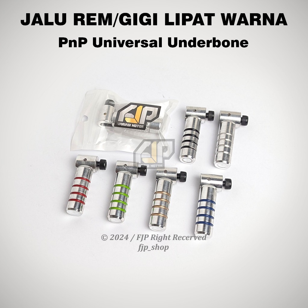 Jalu Brake & Teeth Folding Strip Universal Color Underbone Teeth Pry ...