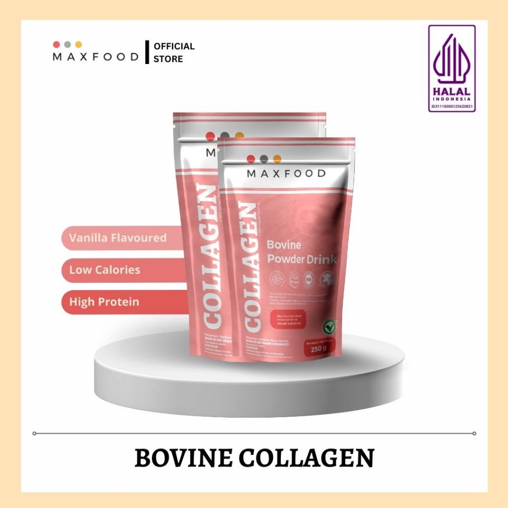 MAXFOOD - Pure Hydrolyzed Bovine Collagen / Pure Cow Collagen Powder ...