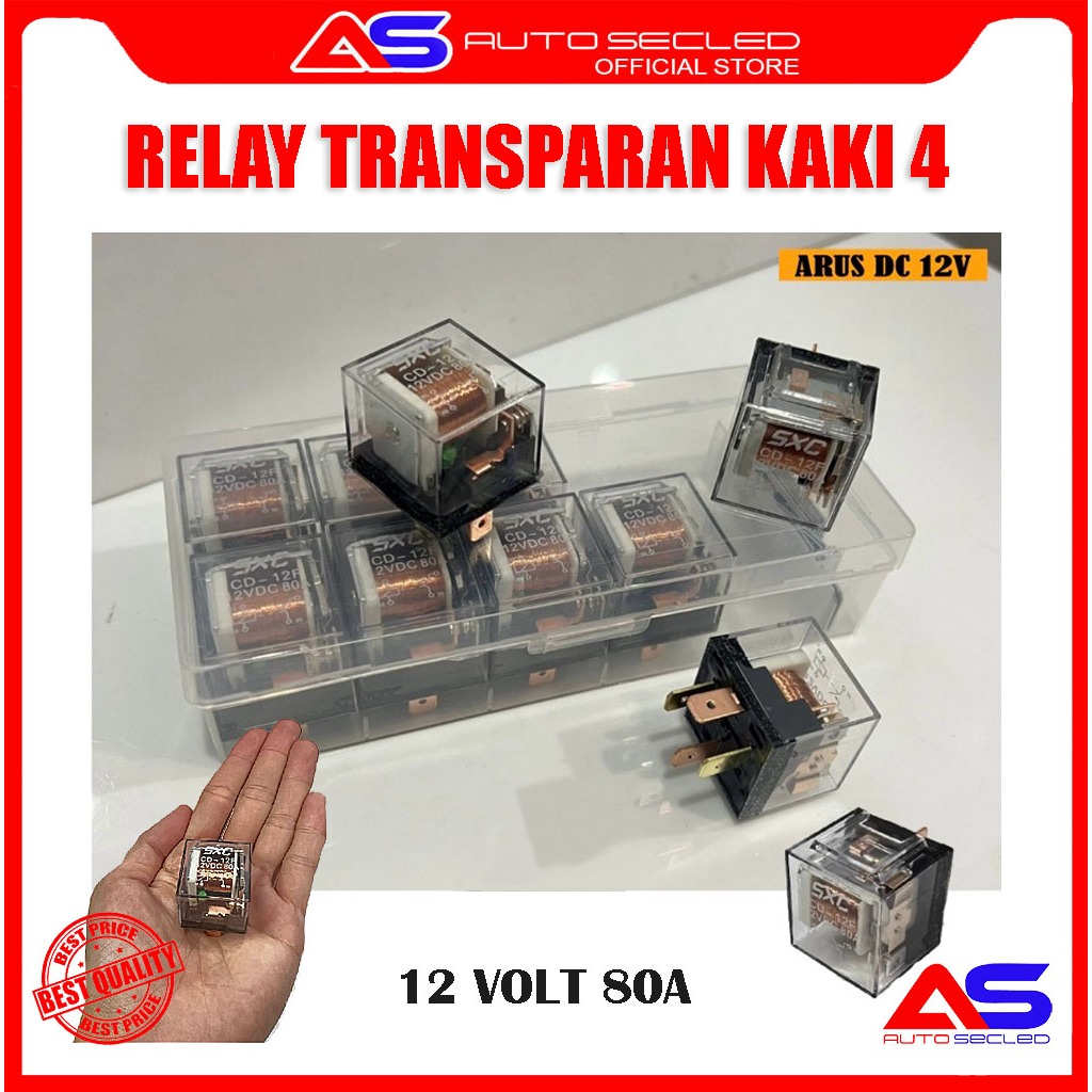 Original 12 Volt 80 AMPER HORN RELAY PREMIUM QUALITY / 12 Volt ...
