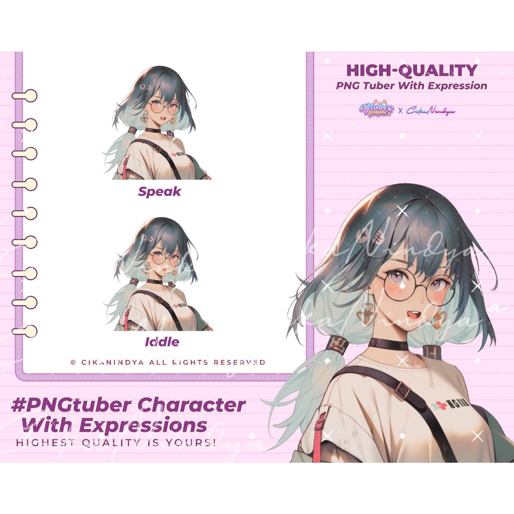 Add Fun to Your Streaming with Attractive PNG Tuber, Interactive ...
