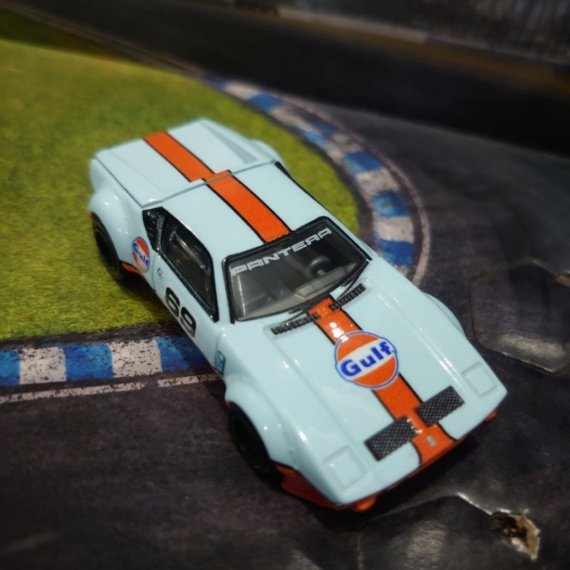 Hot Wheels Loose Premium De Tomaso Pantera Gulf Ex Team Transport ...