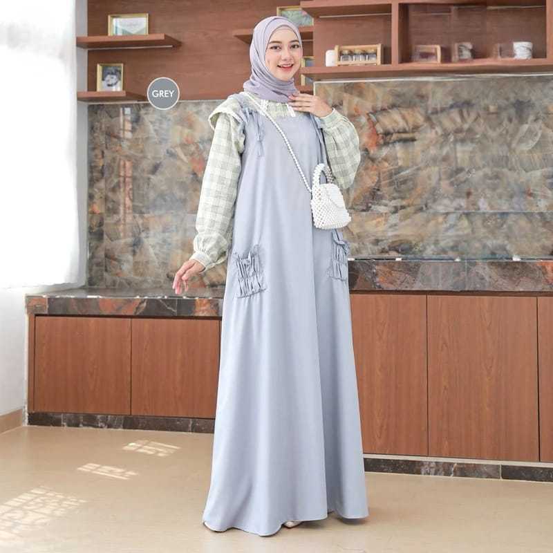 Jumpsuit skirt muslimah hotsell