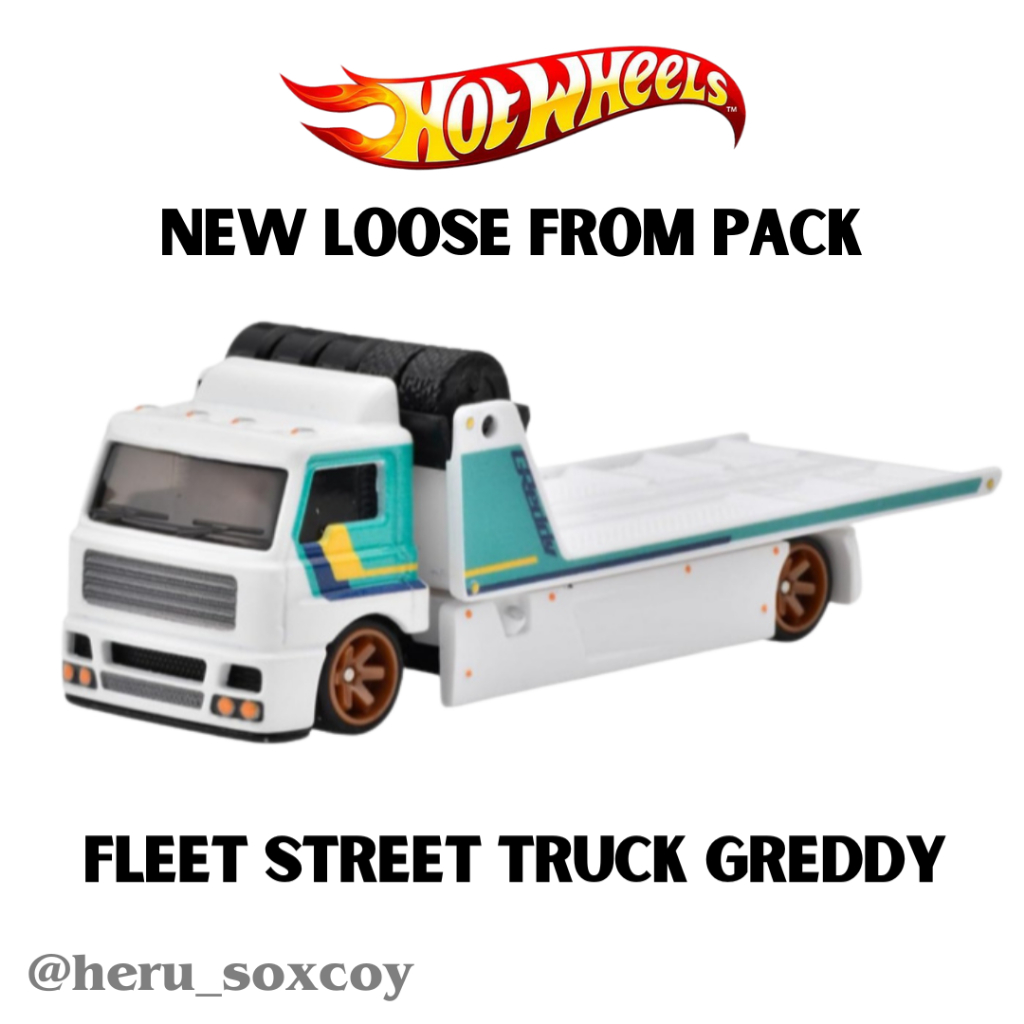 Hotwheels HOT WHEELS PREMIUM DIORAMA FLEET STREET TRUCK GREDDY NEW ...