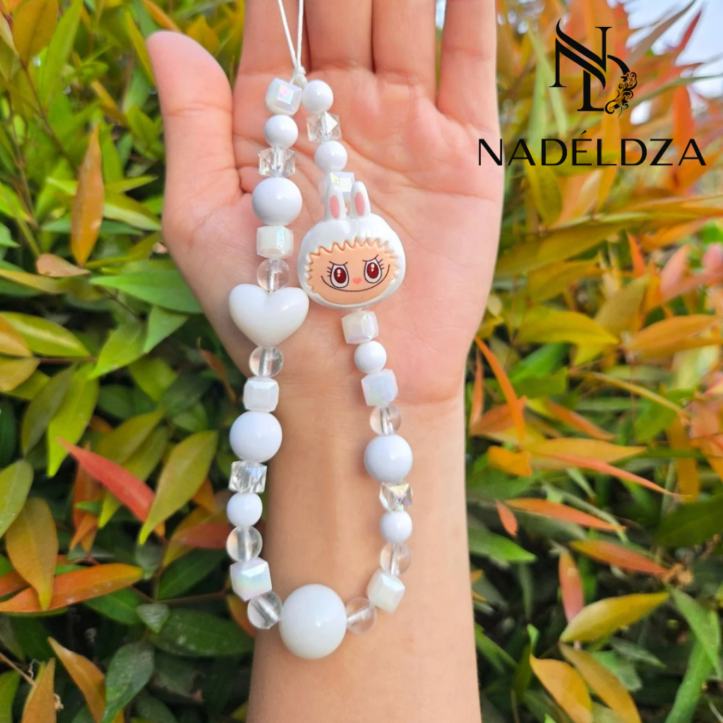 HP GANTUNGAN Nadeldza Labubu Phone Strap Cute Love Butterfly Character ...