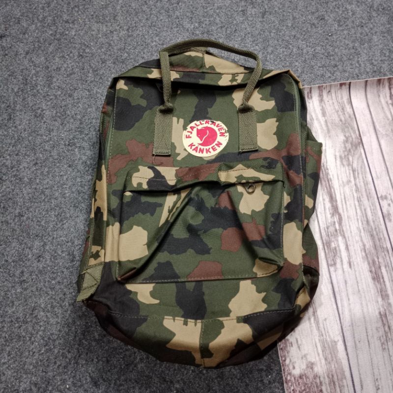 Camo kanken backpack on sale