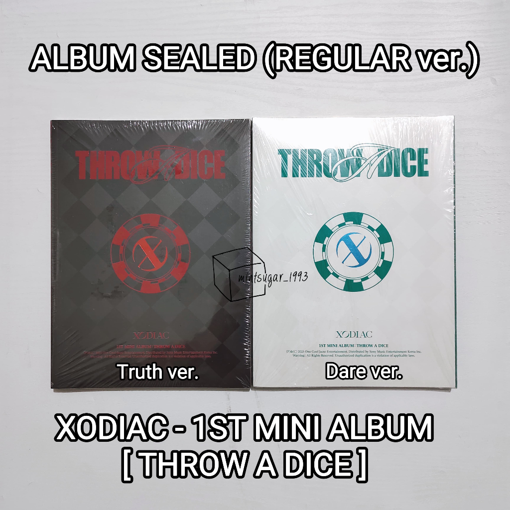 Xodiac 1ST MINI ALBUM [THROW A DICE] (STANDARD/REGULAR/PHOTOBOOK ver
