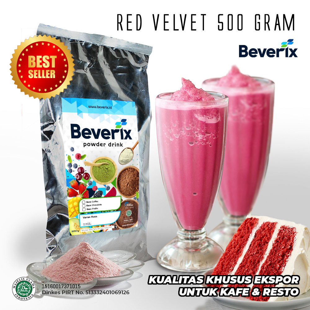 Beverix Instant Red Velvet Flavored Premium Drink Powder Various ...