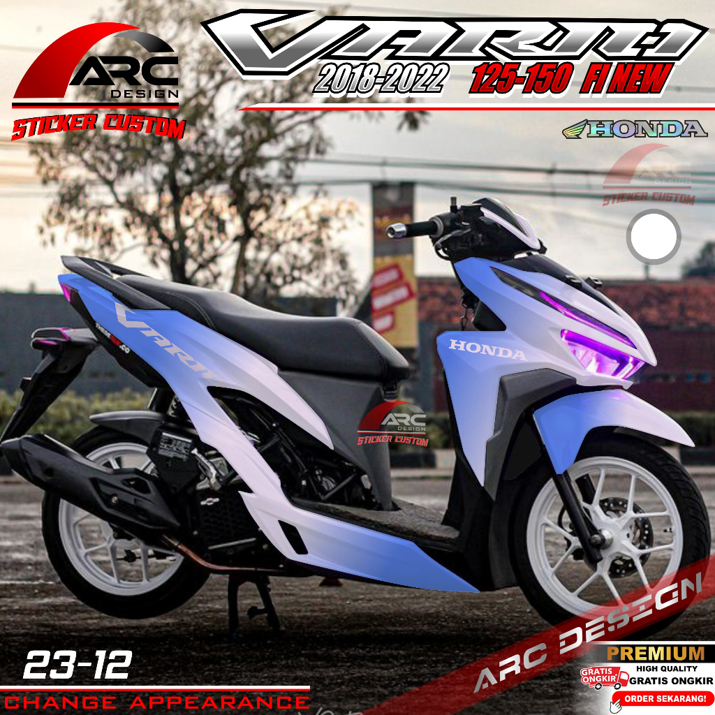 Terbaru Decal Sticker Honda Vario New 125 150 Full body - Sticker