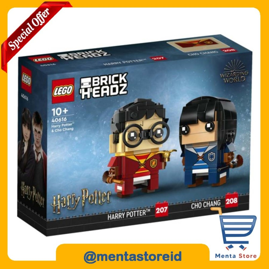 Lego Brickheadz 40616 Harry PotterTM & Cho Chang | Shopee Malaysia