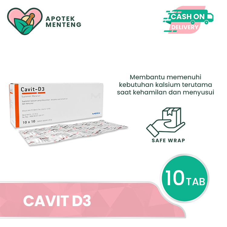 Cavit D3 Strip 10 Tablets - Calcium Needs Supplement | Shopee Malaysia