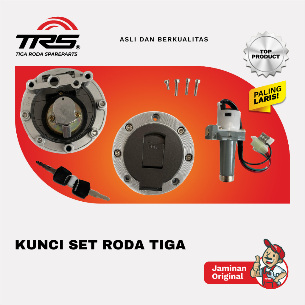 TRS Complete Key Set for Viar Tricycle Motorbikes 150cc 200cc 300cc ...