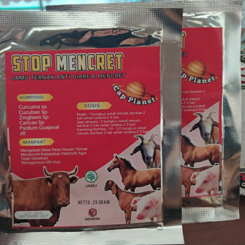 Stop Cow And Goat Diarrhea 25gr | Shopee Malaysia