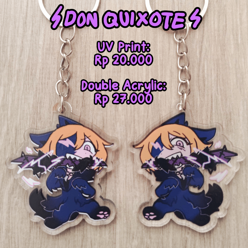 Limbus Company Faust Heathcliff Don Telepole Keychain Fanart By Tofuaru ...