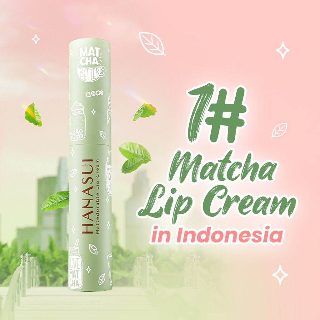 Hanasui Matcha Edition Lip cream mattedorable | Shopee Malaysia