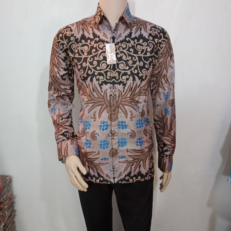 KEMEJA Original Arta batik T-Shirt super Code 008 Men's batik Long ...