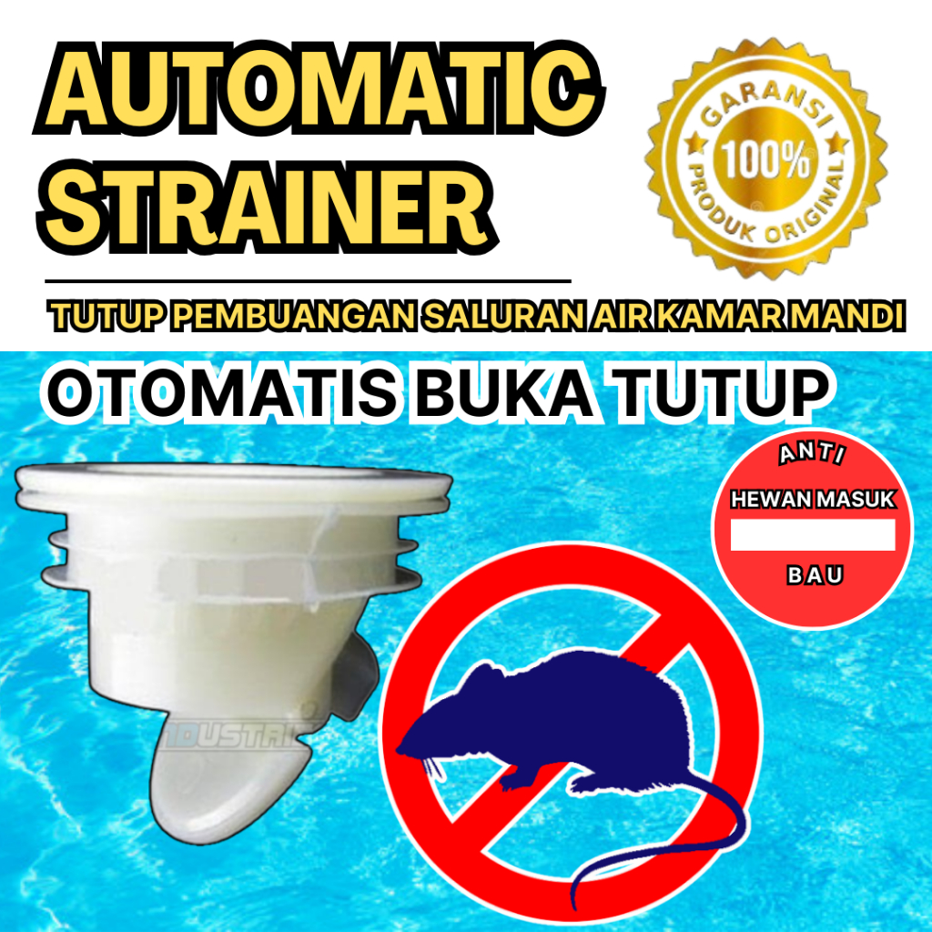 Bathroom Drain Cover Strainer Automatic Solution For Animal Smelling