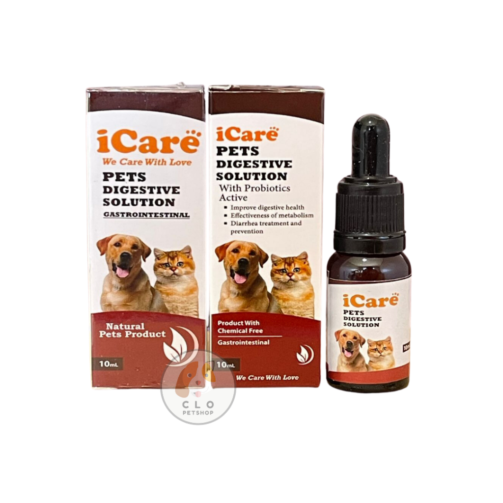 Icare Pets Digestive Solution Gastrointestinal Animal Diarrhea Medicine Shopee Malaysia