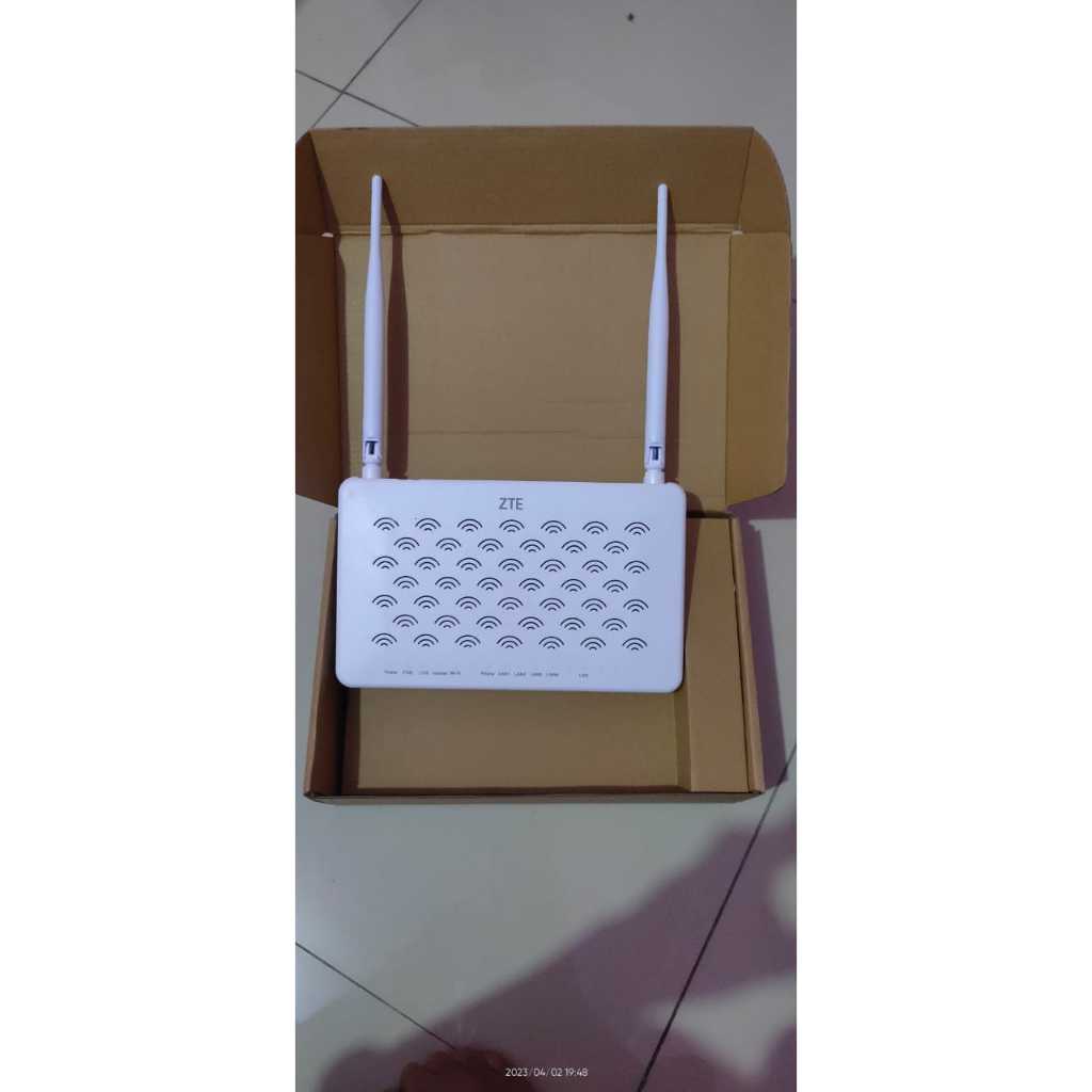 Modem ZTE F660 Version 5.2 GPON NEW Shopee Malaysia