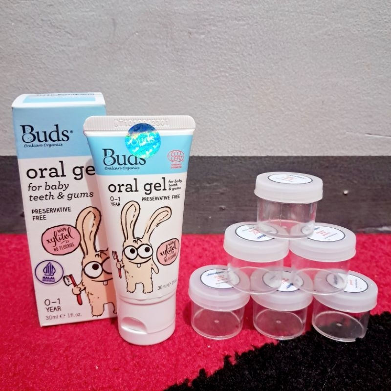 Share in Jar 5ml Or 10ml Buds Organic Toothpaste FREE SPATULA