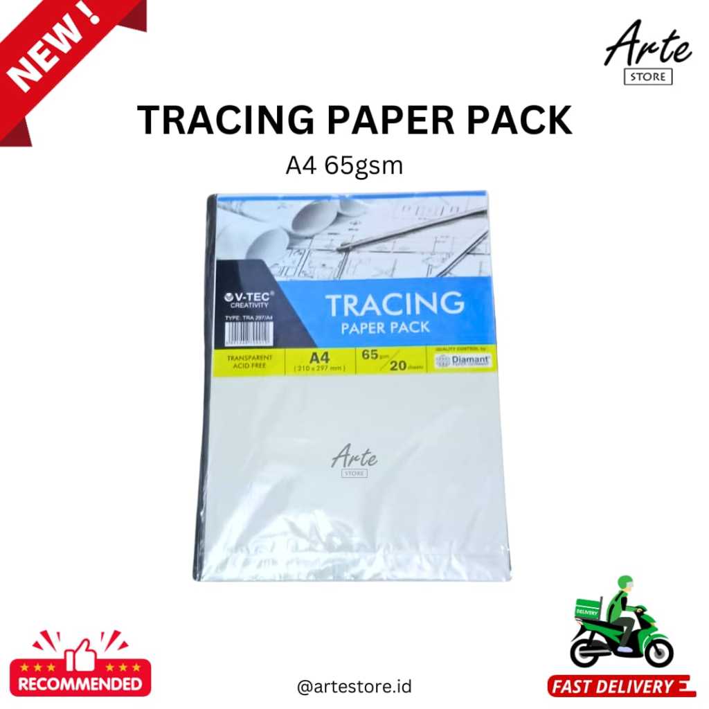 Tracing Paper A4 Vtec Tracing Paper Shopee Malaysia