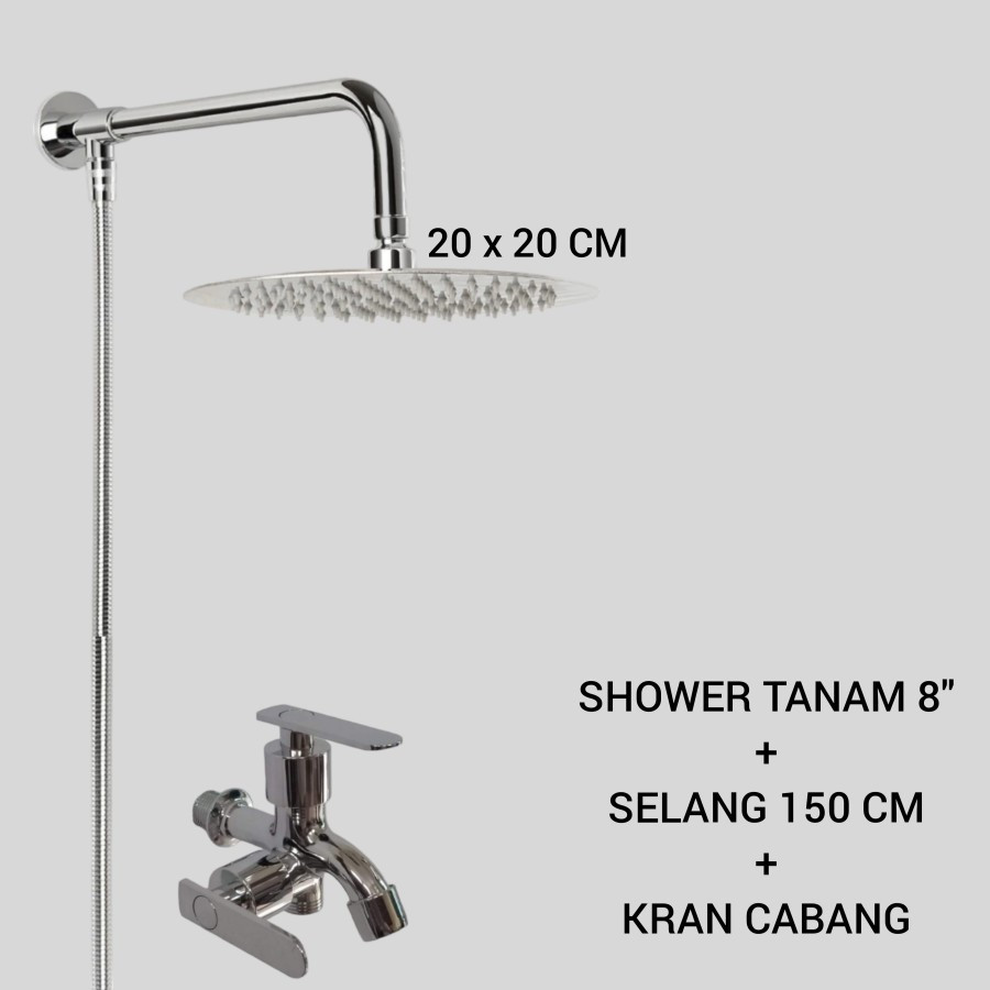 Outdoor Installation shower Head Package/shower wall Without 8 Inch
