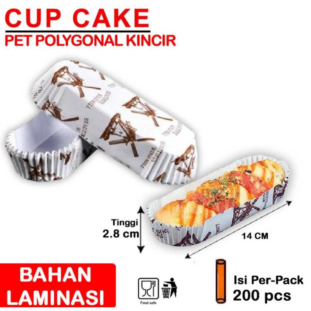 Oval pinwheel style bread paper case contains 200 pcs | Shopee Malaysia
