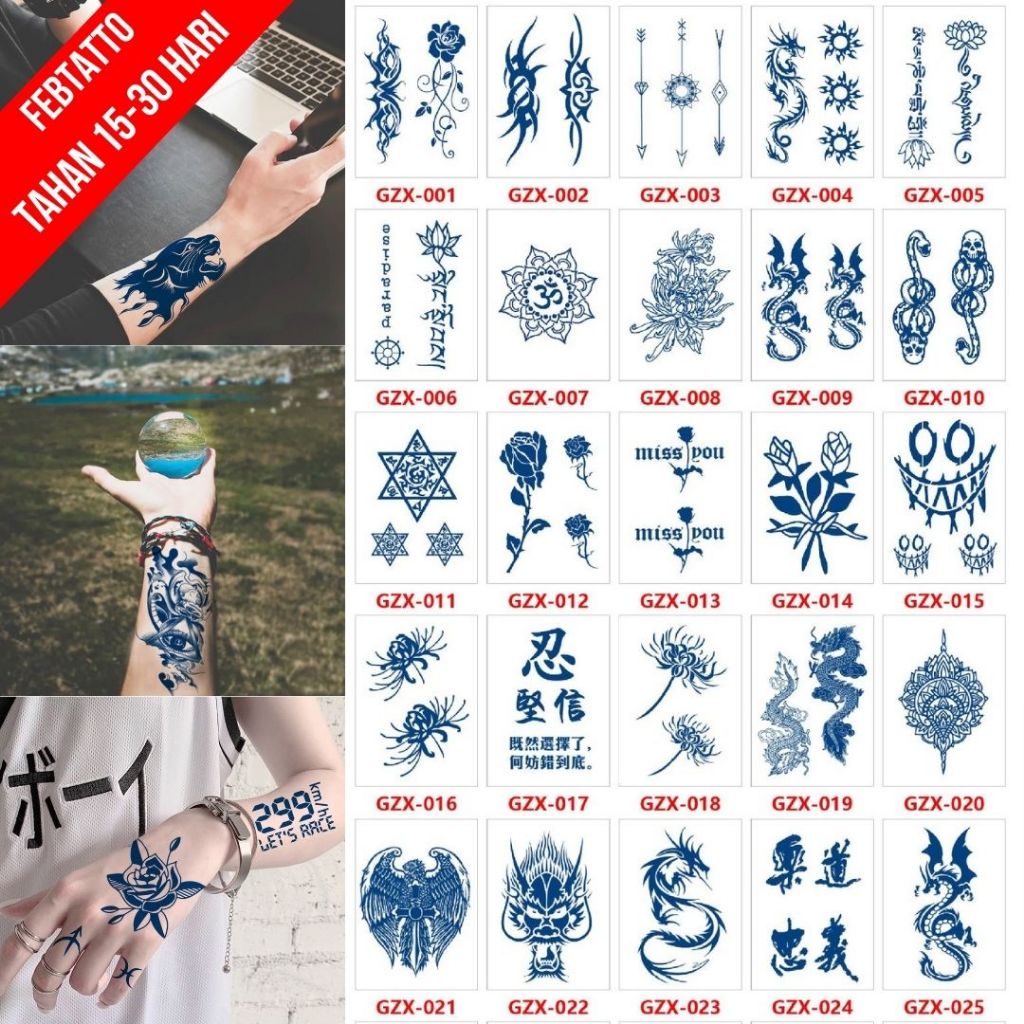 Fruit INK MINI SemiManent Finger Tattoo Lasts 1 Month Size 11x8cm Arm