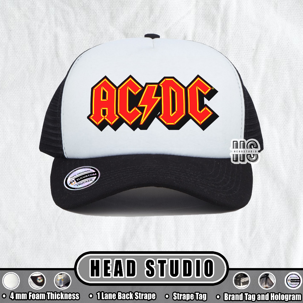 ACDC | Trucker Hat | Men's hat | HAT | Trucker Trucker Trucker | Band ...