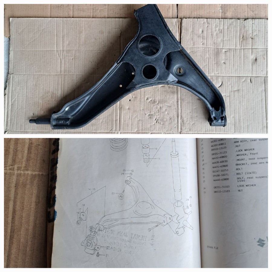 Arm SUSPENSION REAR WING ESTEEM 1.3 1.6 AMENITY ORIGINAL EX JAPAN ...