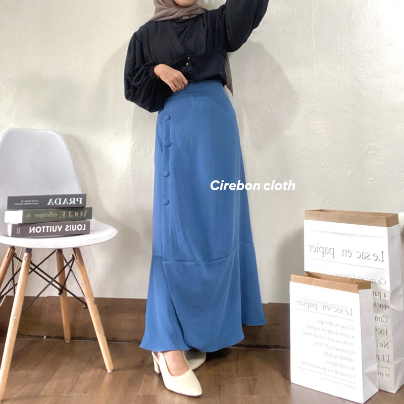 Alia SKIRT - Cirebon Cloth - AESTHETIC SKIRT | Crinkle Skirt | Shopee ...