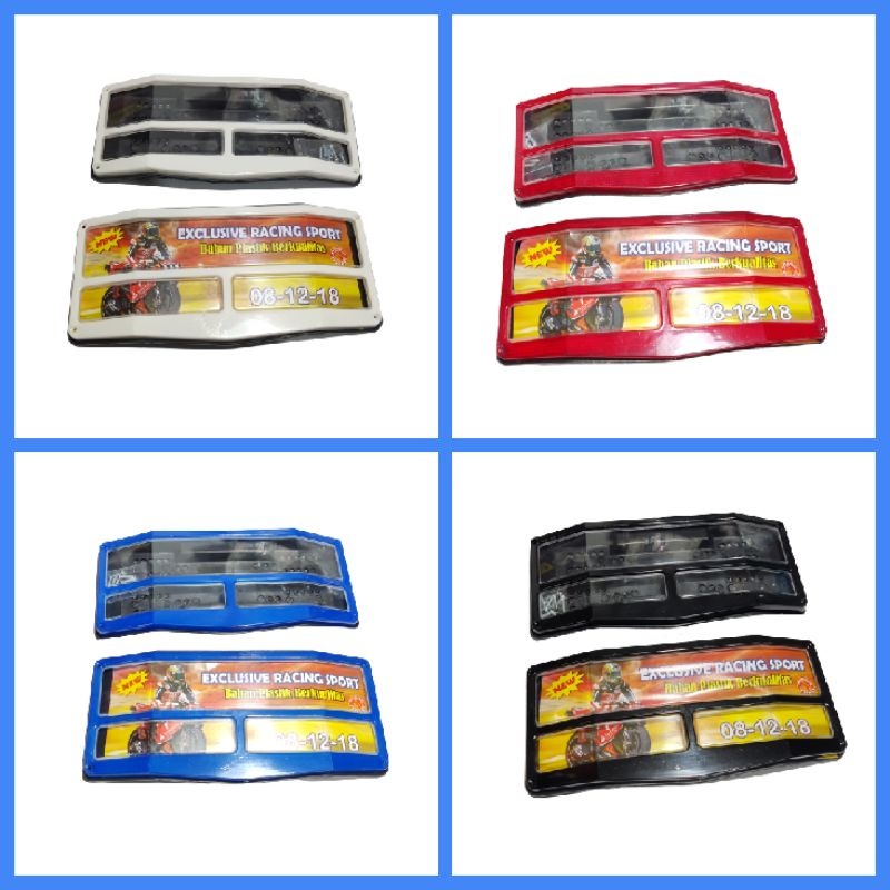 Convex model Number Plate cover Frame (A Pair) | Shopee Malaysia