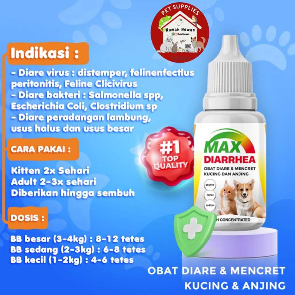 Diarrhea Medicine For Cat Dogs MAX DIARRHEA Medication For DIARRHEA To