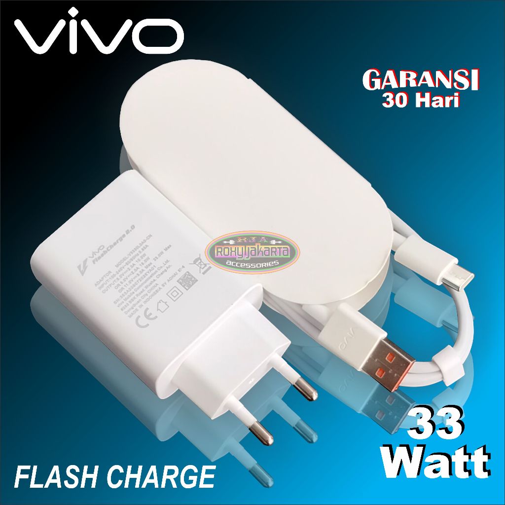 Vivo Charger 33 Watt Flash Charge Original 100% | Shopee Malaysia