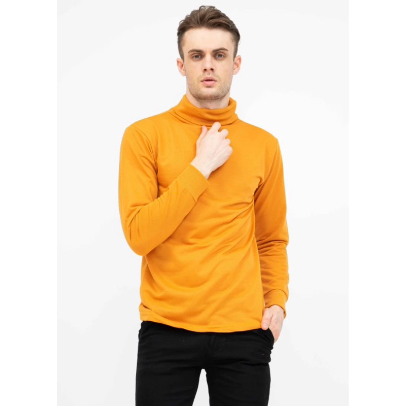 Uniqlo turtle neck Collar Shirt | Shopee Malaysia