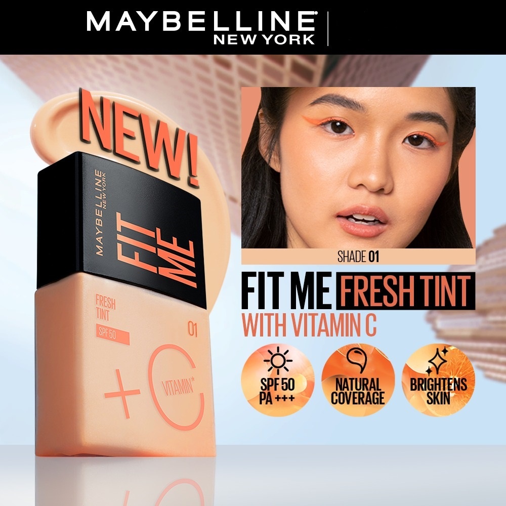 Maybelline New York Fit Me Fresh Tint With SPF 50 & Vitamin C - Shade 05