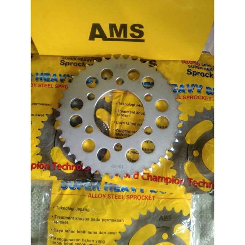 Small Size gear Rear gear 428H CB 150X, New CB 150R AMS original 41T