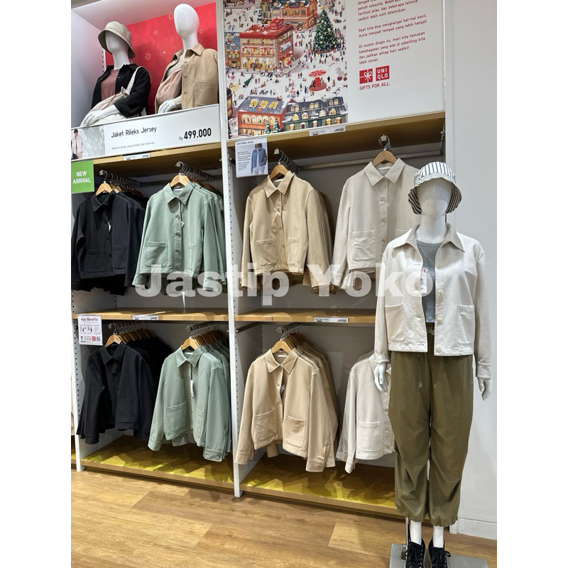 Women UNIQLO Jersey Relax Jacket