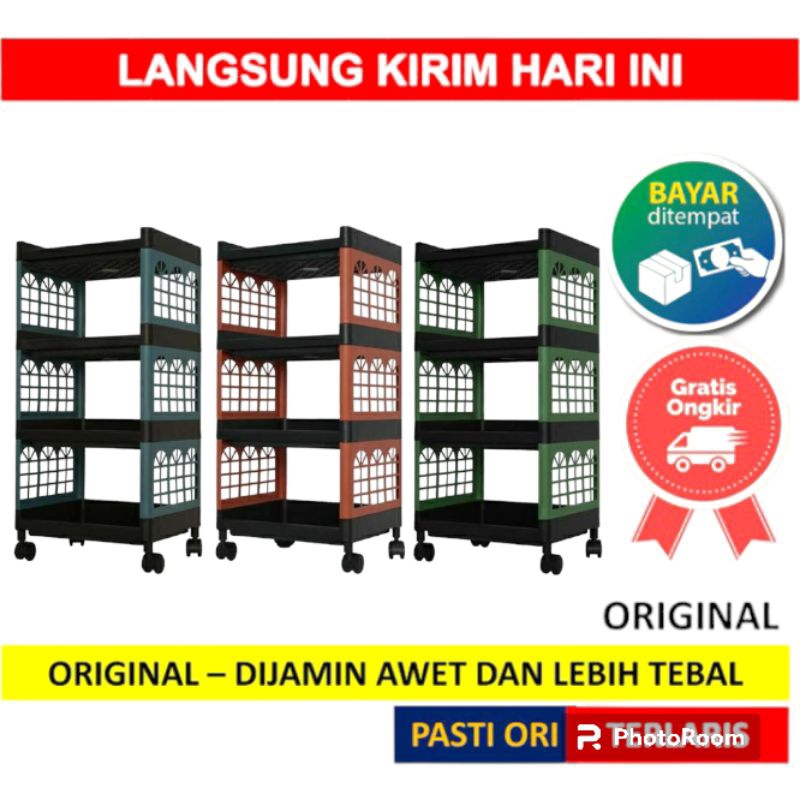Tri J - 4-tier Plastic Multipurpose Yoyo Rack (4-Tier Wheel Rack ...