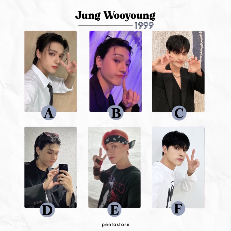 Ateez Selca Photocard Hongjoong Seonghwa Yunho Yeosang San Mingi ...