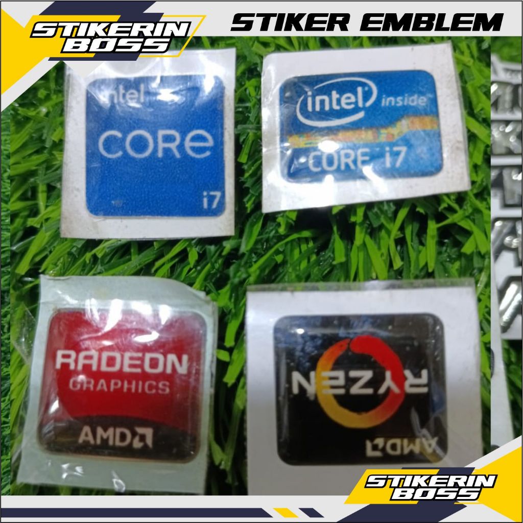 Amd Logo Emblem Sticker,CORE I7.Ryzen.intel Cool And Quality Emblem ...