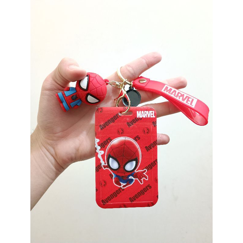 GANTUNGAN Mimi ACC 1PCS MARVEL MOTIF KEYCHAINS FREE ID CARD/ MARVEL ...