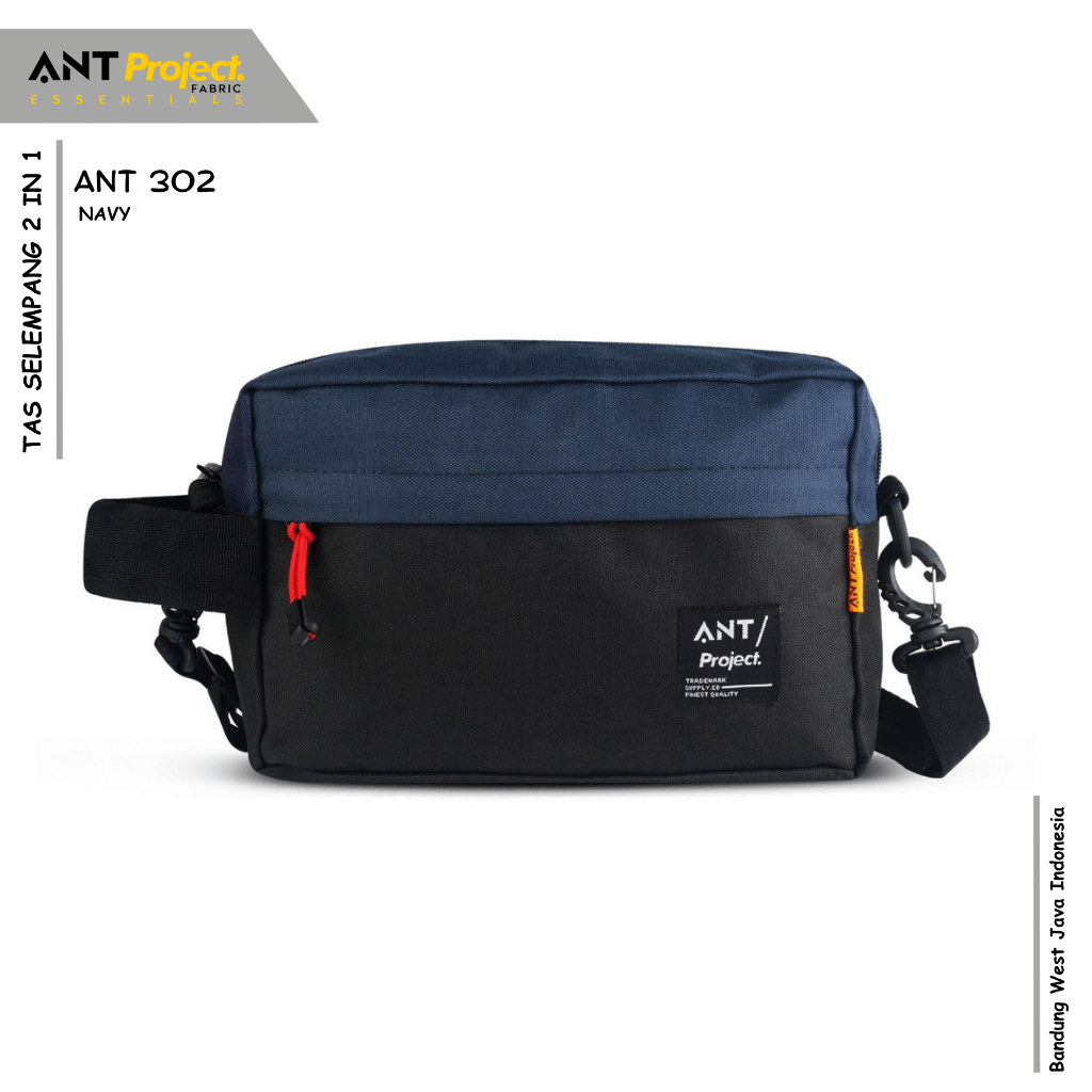 ANT PROJECT - ANT 302 NAVY Combination Clutch Bag | Shopee Malaysia