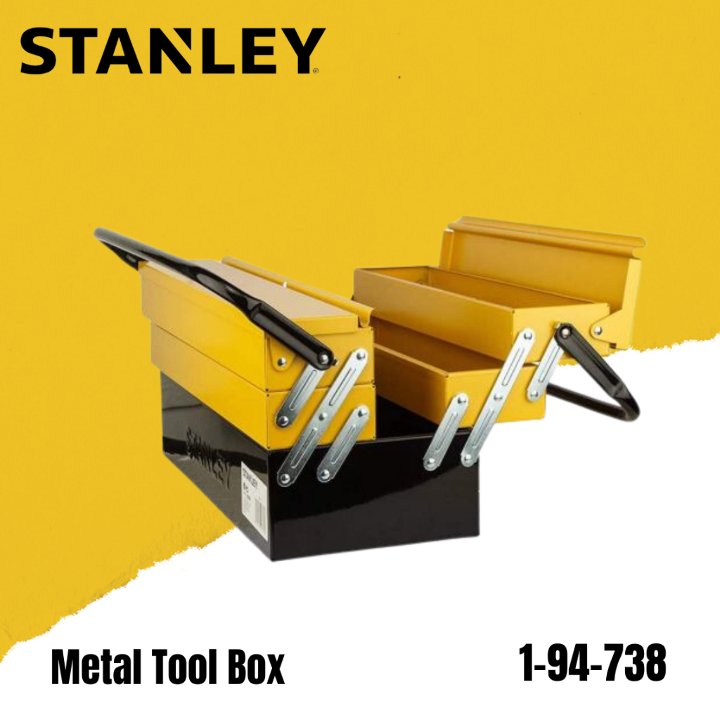 Toolbox 5 Tray Metal Tool Box STANLEY 1-94-738 Tool Storage Box ...