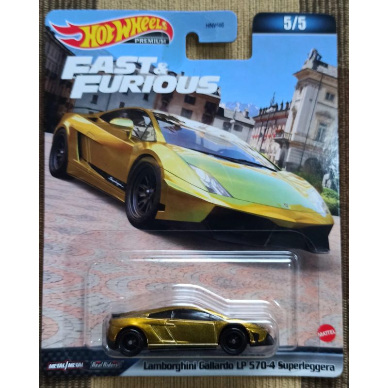 Hotwheels Series Rubber Tires FAST N FURIOUS LAMBORGHINI GALLARDO LP ...